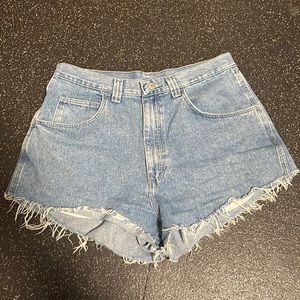 Vintage Wrangler cutoff denim shorts